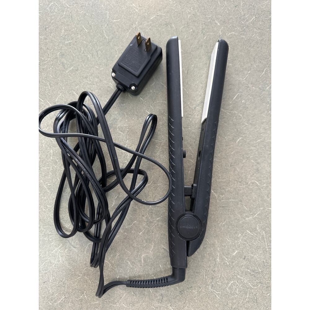 Cricket Ceramic Hair Straightener Flat Iron Adjustable Heat Black